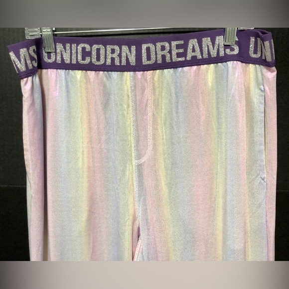 💫Top Drawer Unicorn Dreams Iridescent Jogger Lounge Sleep Pants - Picture 4 of 10